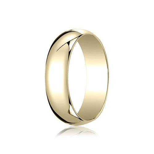 14k Yellow Gold 5 mm Half Round Band