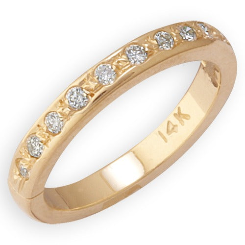 14k Yellow Gold Aquamarine Toe Ring, Size 3.00