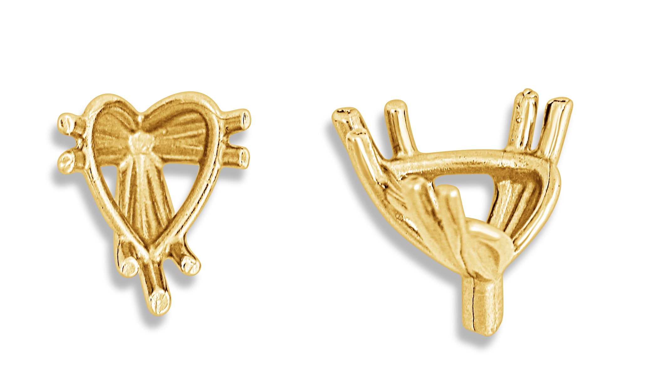 14K Gold 7-Prong Heart Setting (Single)
