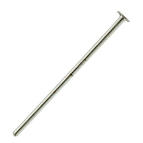 14K White Head Pin