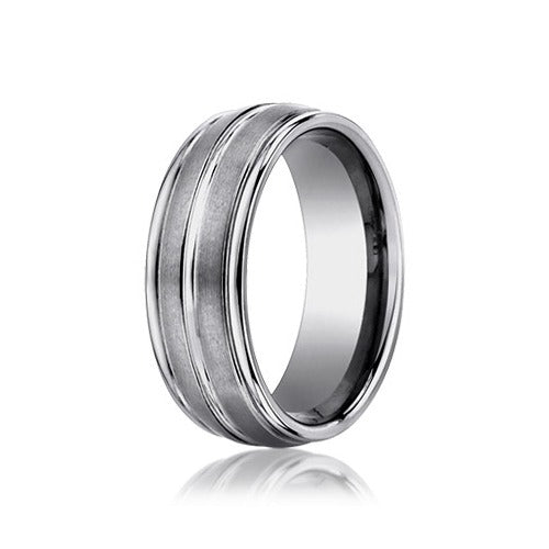 Tungsten Wedding Band 8 mm Wide