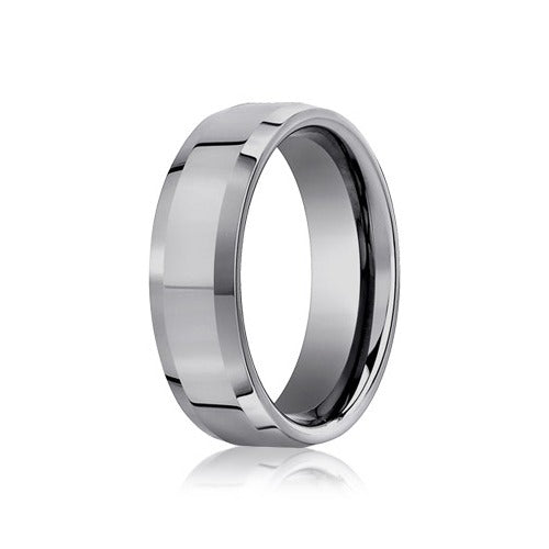 Tungsten Wedding Band 7 mm Wide