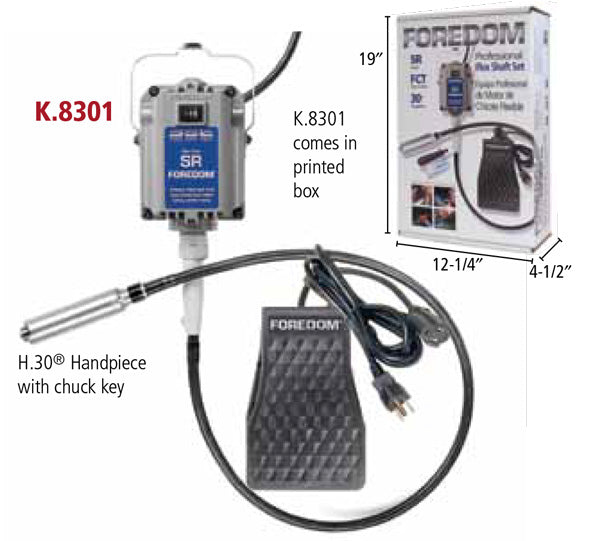 Professional Flex Shaft Tool Set, 115V