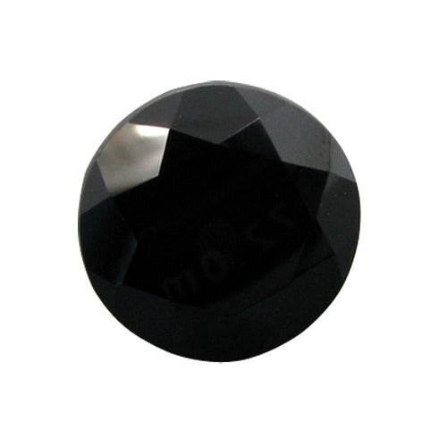 Round Faceted Onyx