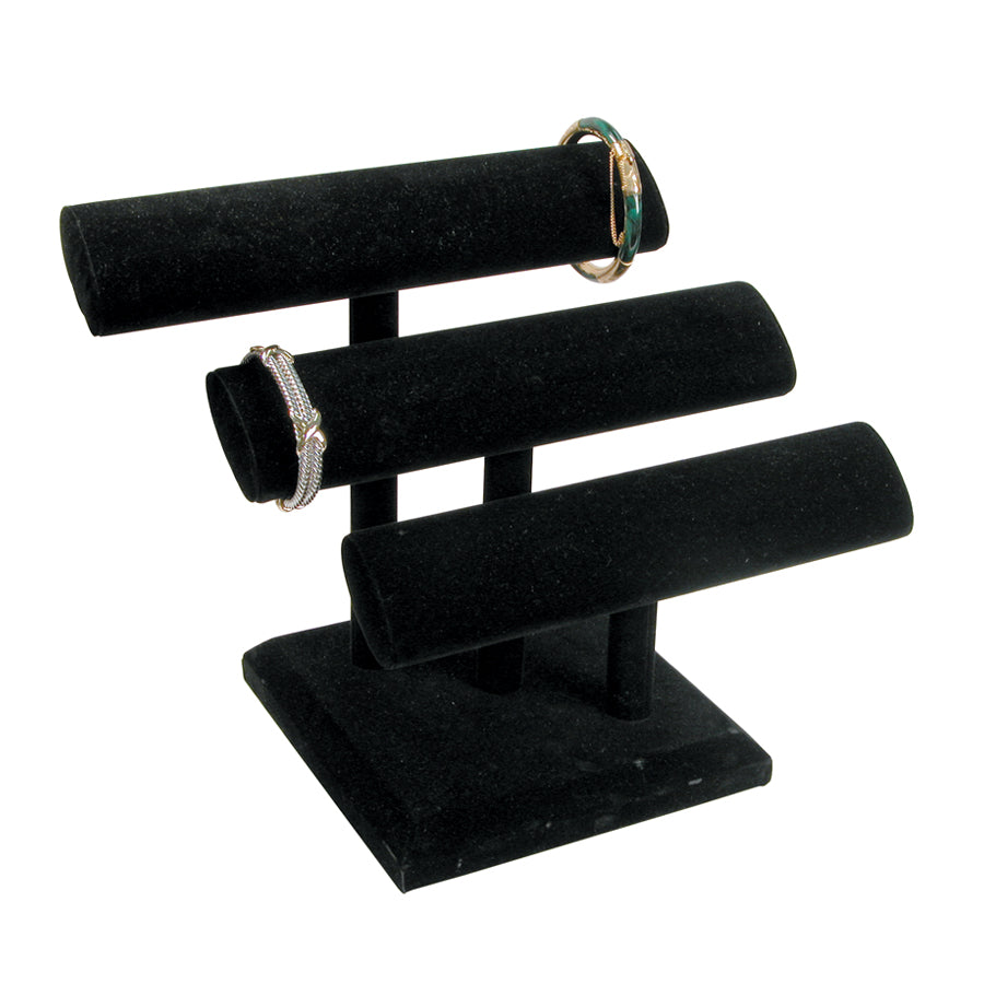 3-Level Oval T-Bar Displays, 10" H