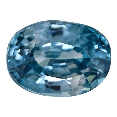 Oval Synthetic Blue Zircon