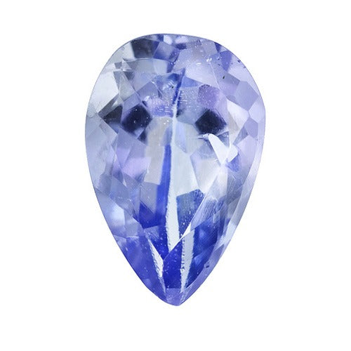 Pear Shape Synthetic Tanzanite, 12.0x8.0mm