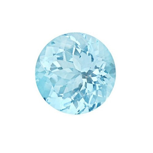 Synthetic Round Aquamarine