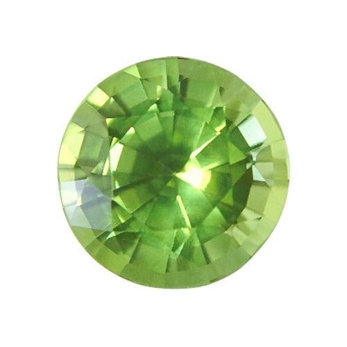 Synthetic Round Peridot, 14.0mm