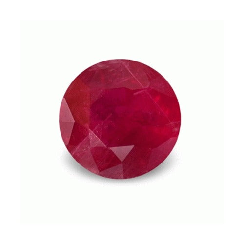 Synthetic Round Ruby