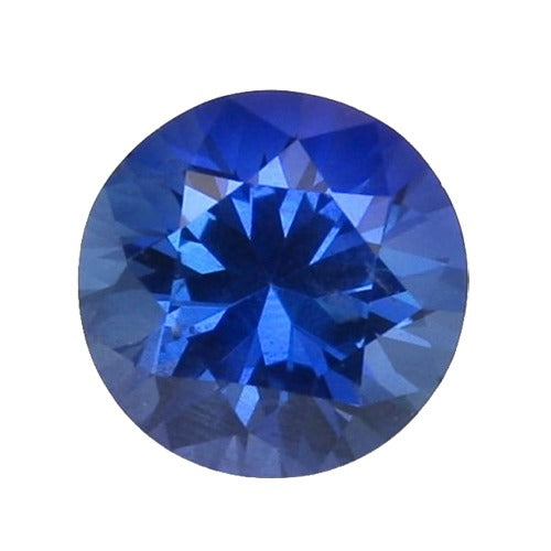 Synthetic Round Sapphire, 14.0mm