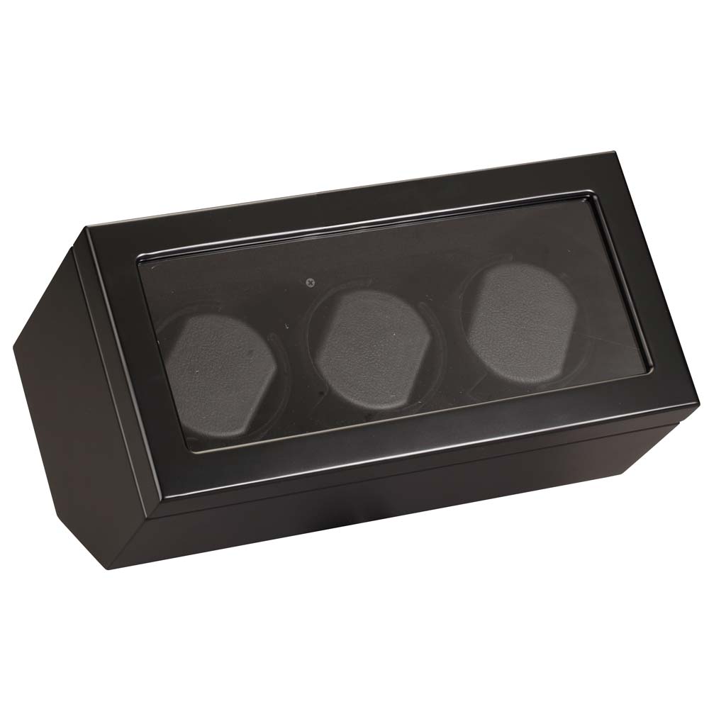 Diplomat "Vienna" 3-Watch Winder in All-Black