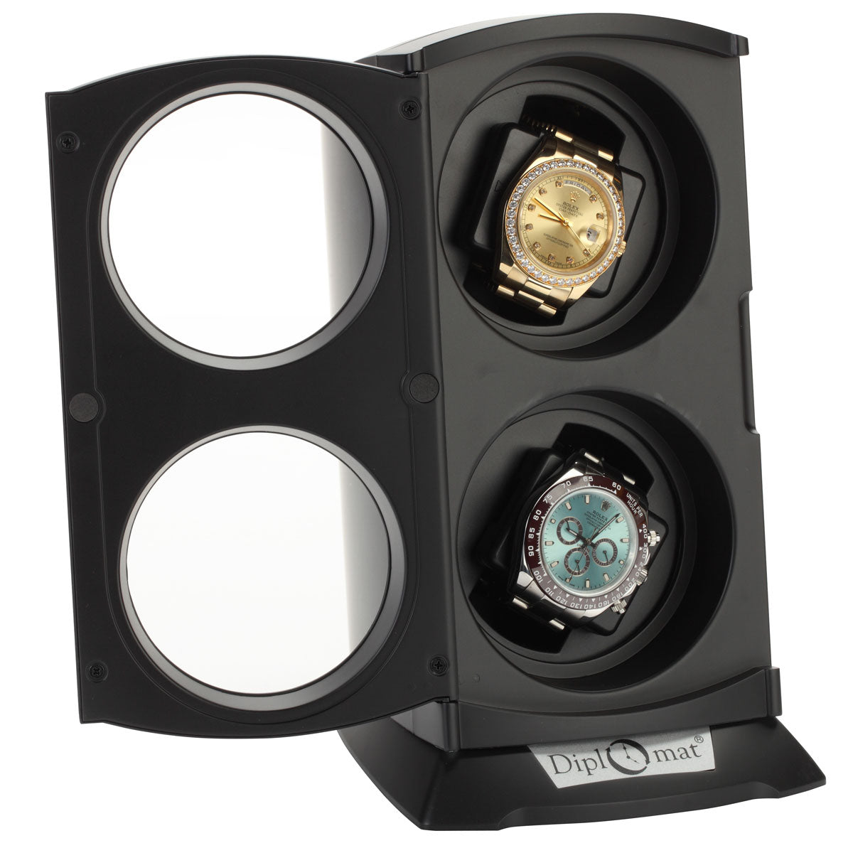 Diplomat "Economy" Double Watch Winder Tower