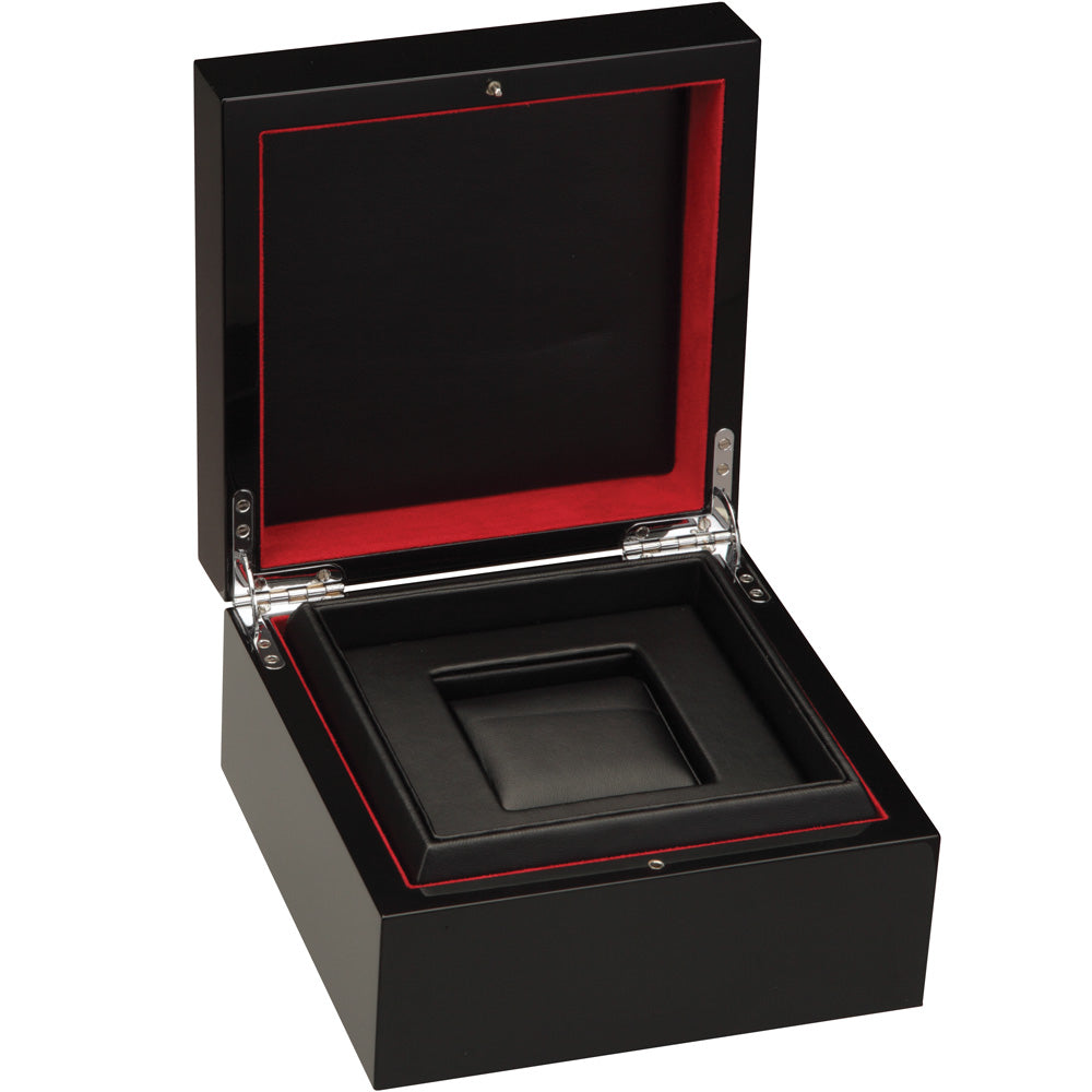 Diplomat "Prestige" Watch Box in Piano Black or Mahogany