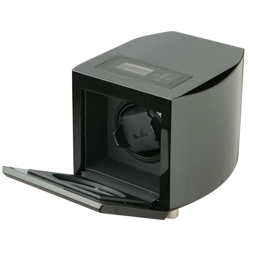 Volta Single (1) Watch Winder w/ LCD Screen & White LED Light