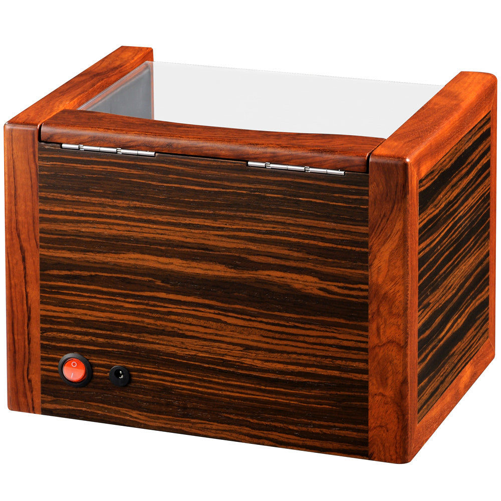 Volta Double Watch Winder - Ebony Rosewood Finish