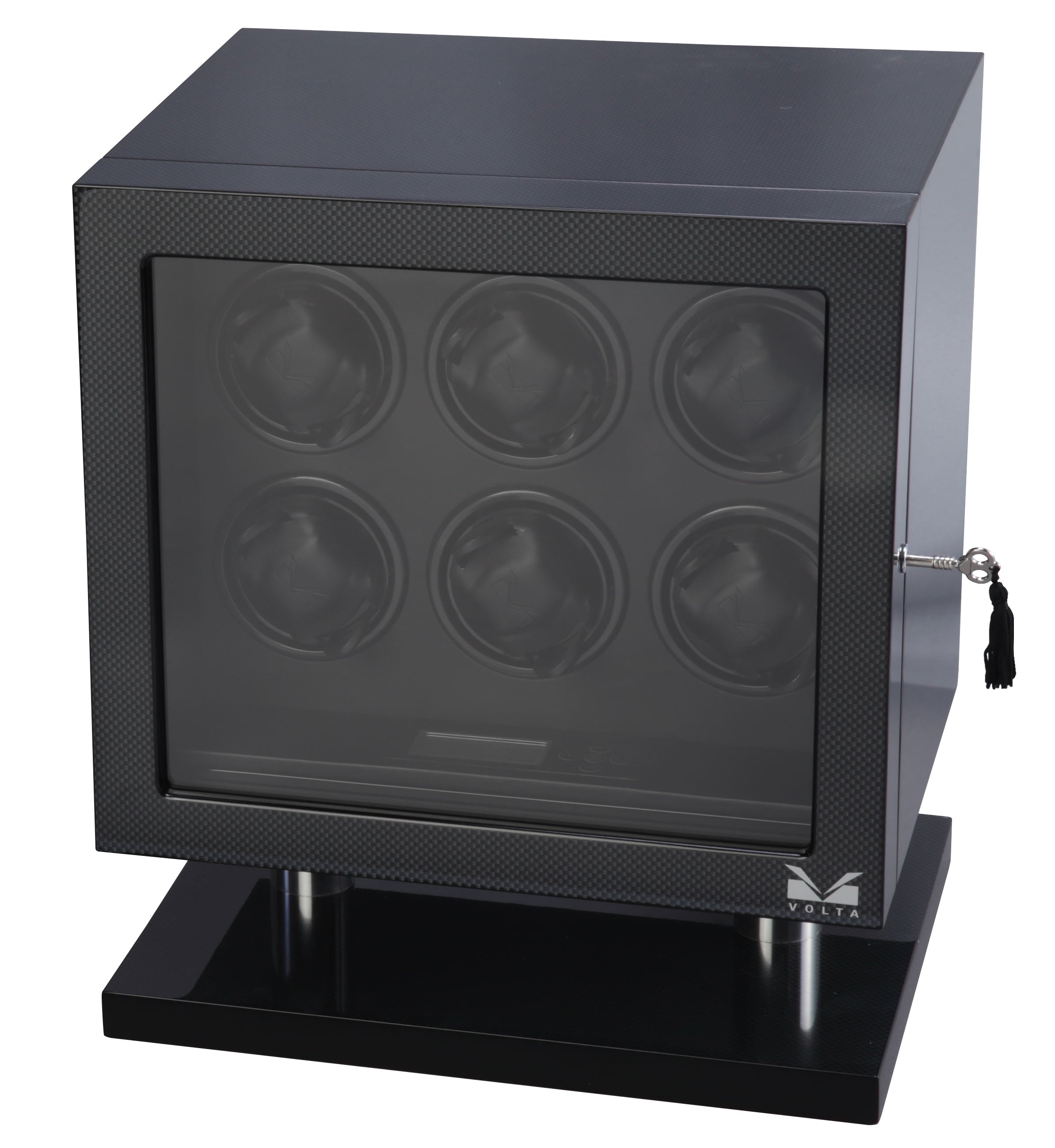 Volta Signature 6-Watch Winder in Carbon Fiber