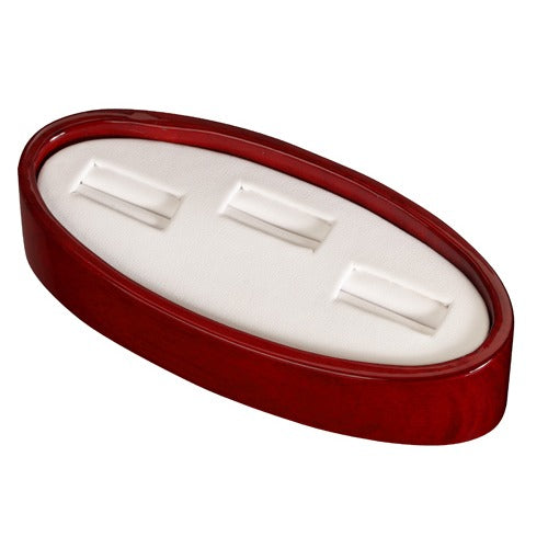 3-Slot Oval Ring Trays, 5" L x 2" W