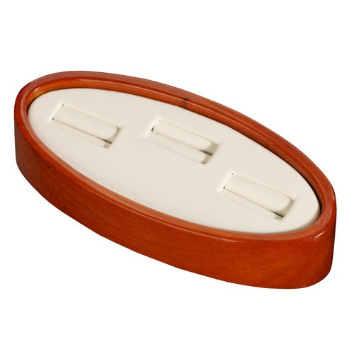 3-Slot Oval Ring Trays, 5" L x 2" W