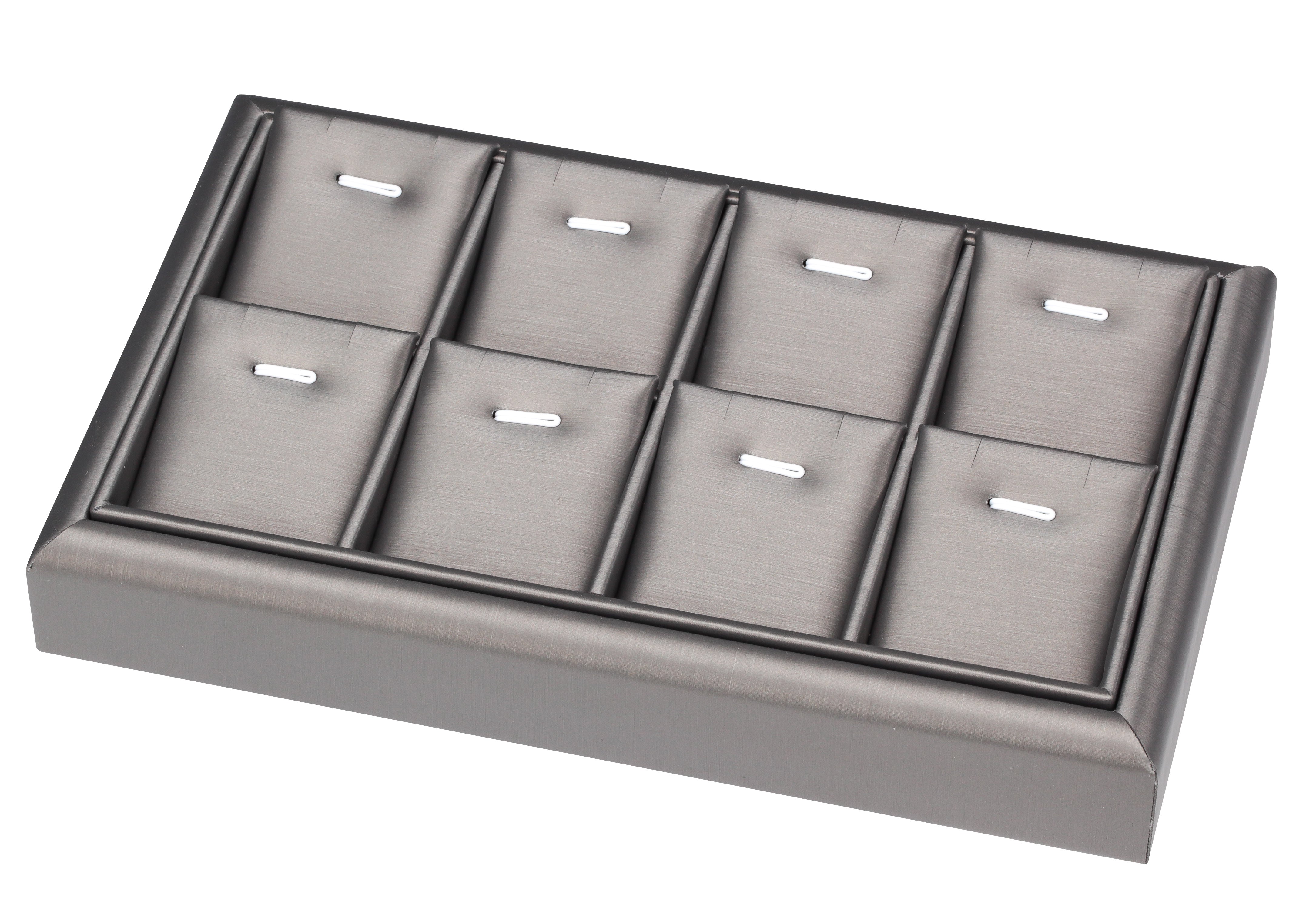 8-Compartment Stackable Pendant Trays w/Barbs, 9" L x 5.5" W