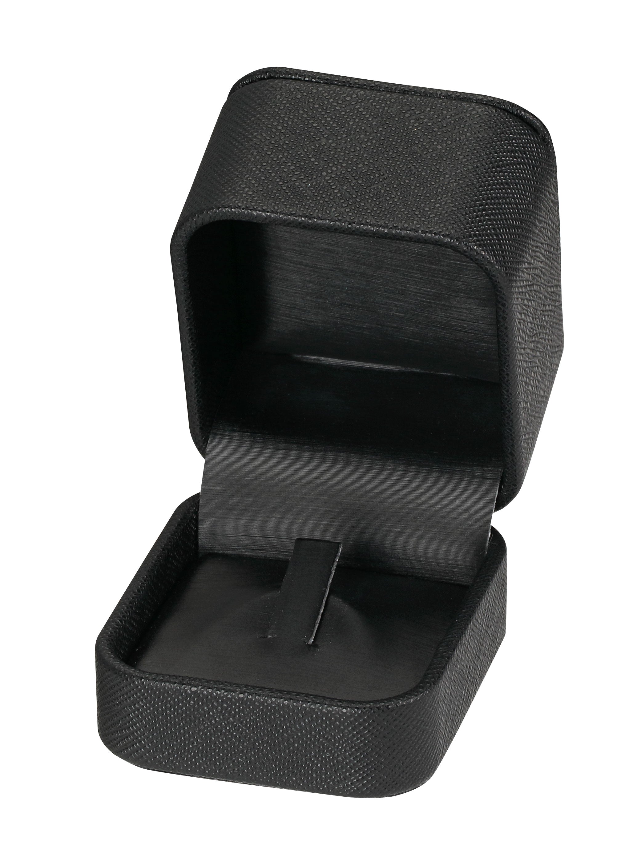 Ring Clip Box in Brushed Carbon Black