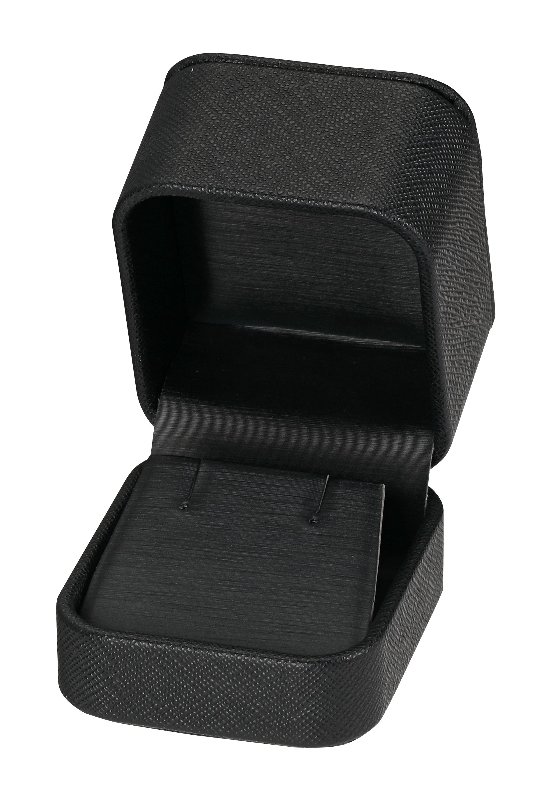 Earring Box in Brushed Carbon Black