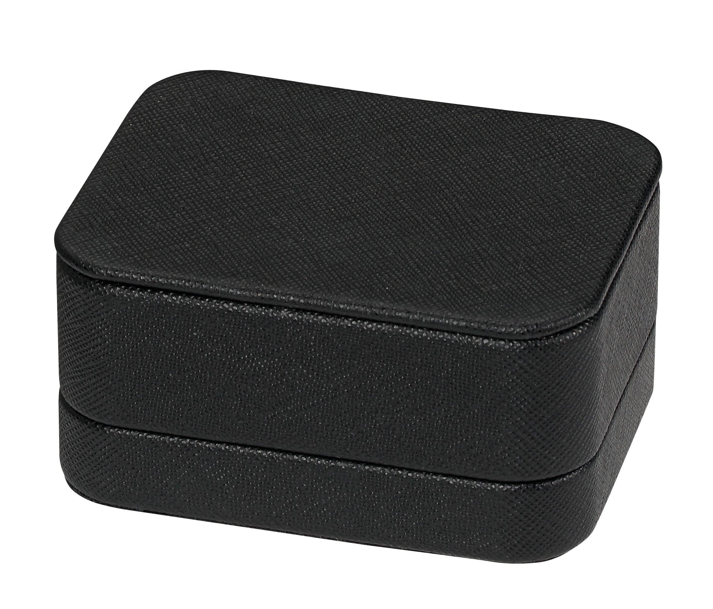 Double (2) Ring Box in Brushed Carbon Black