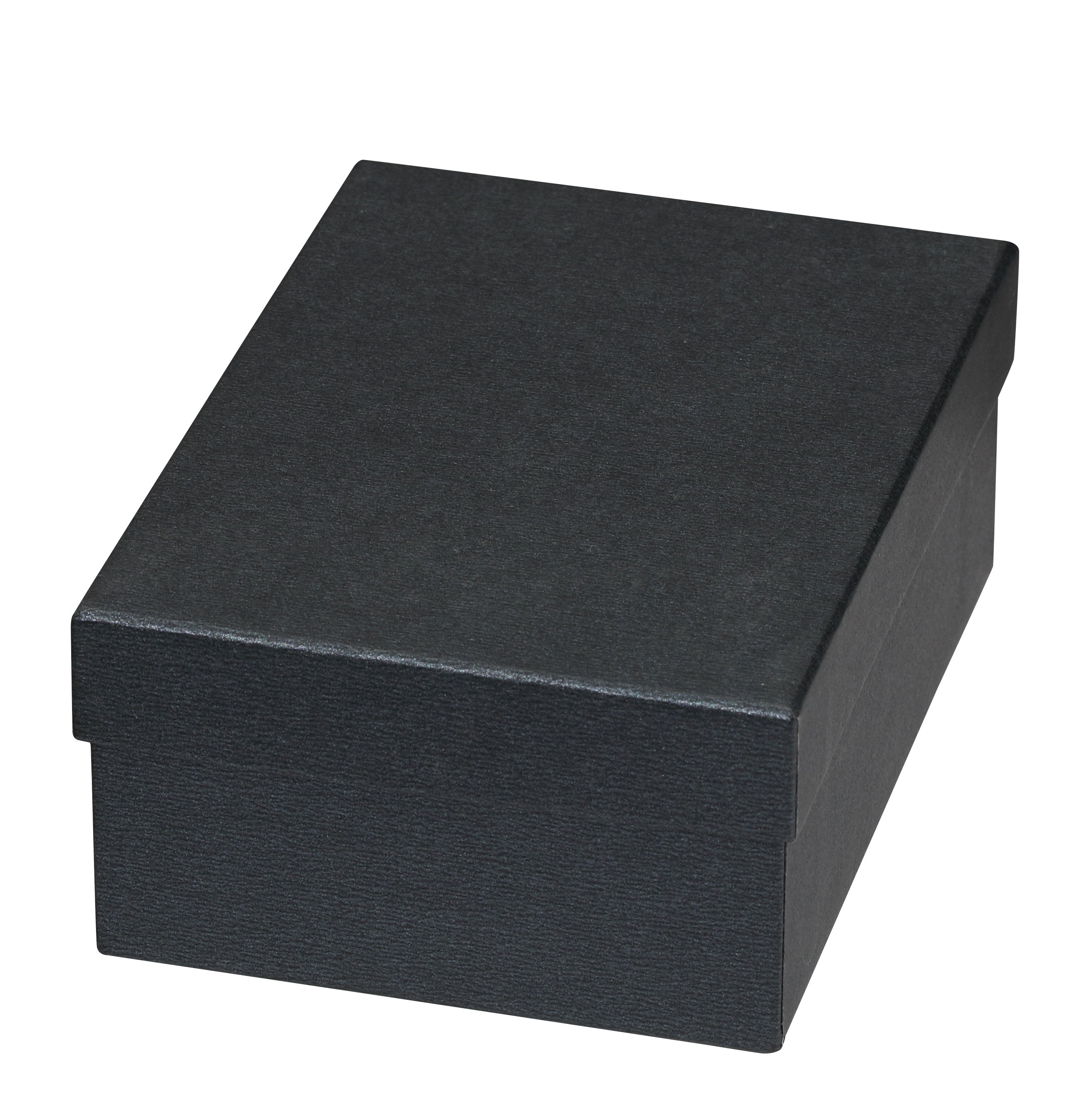 Dangle/Clip Earring Box in Brushed Carbon Black