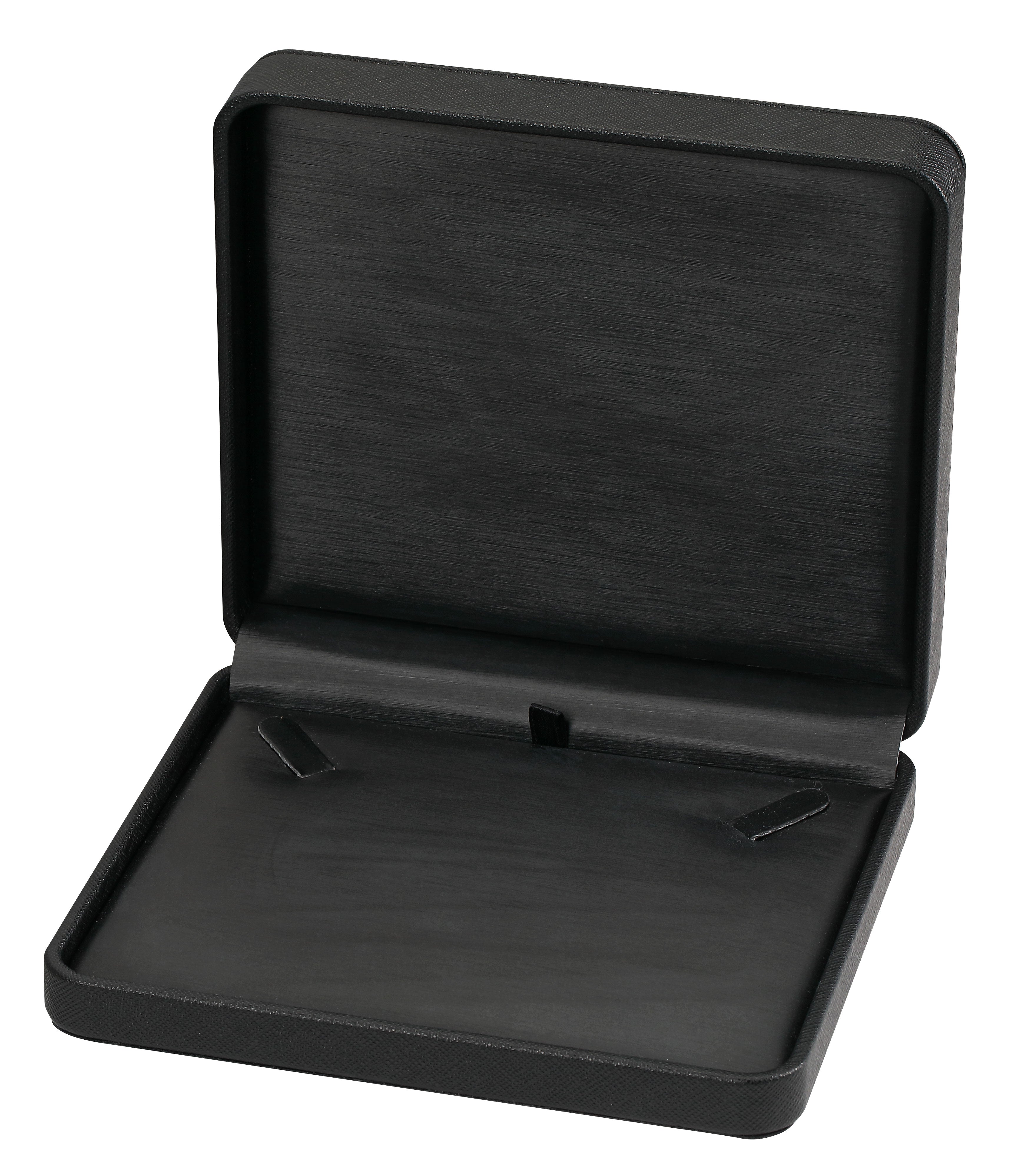 Medium Necklace Box in Brushed Carbon Black