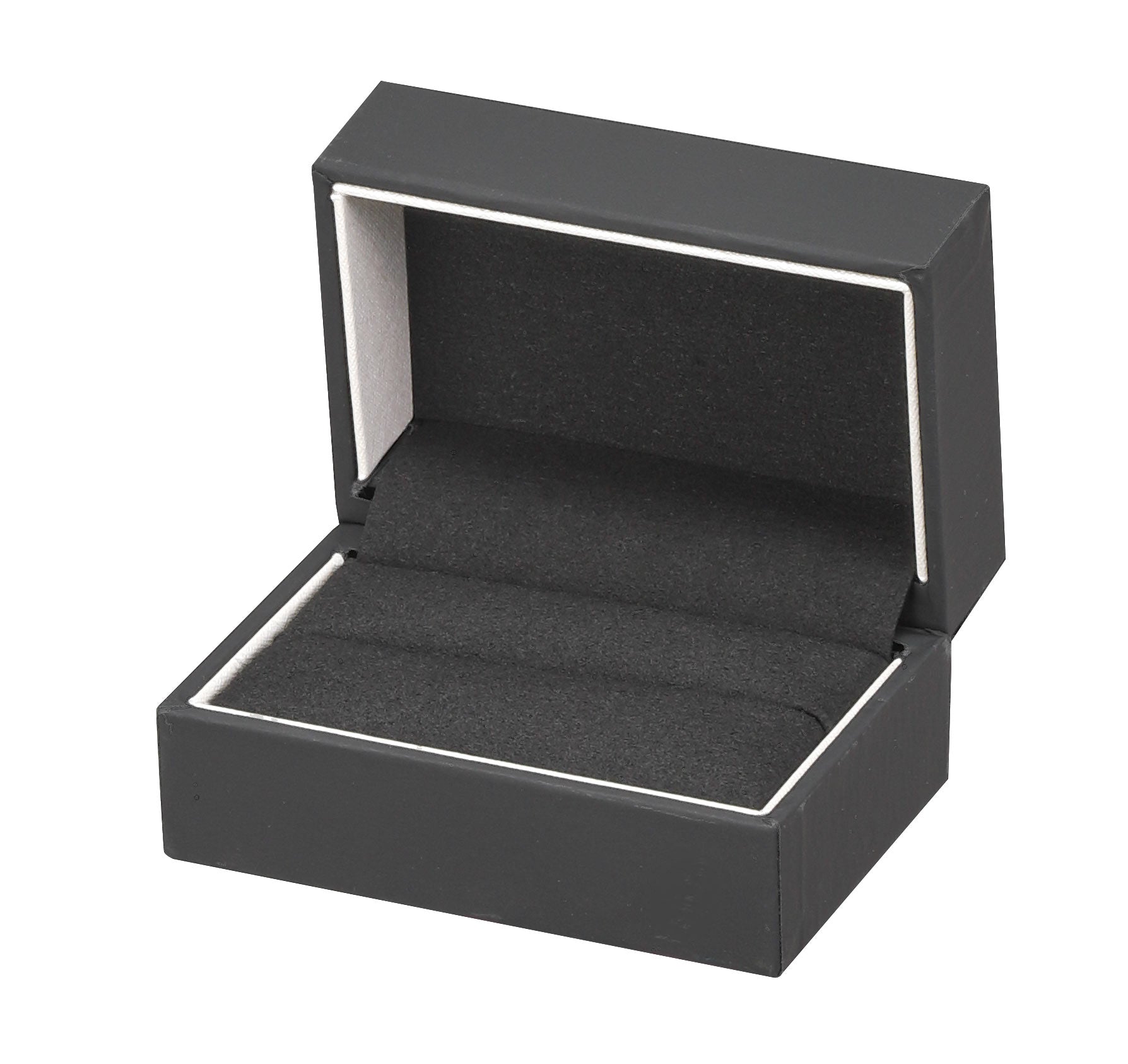 "Stealth" Double Ring Slot Box in Matte Black