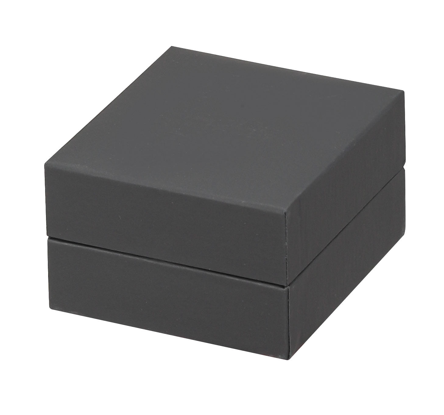"Stealth" Earring and Pendant Box in Matte Black