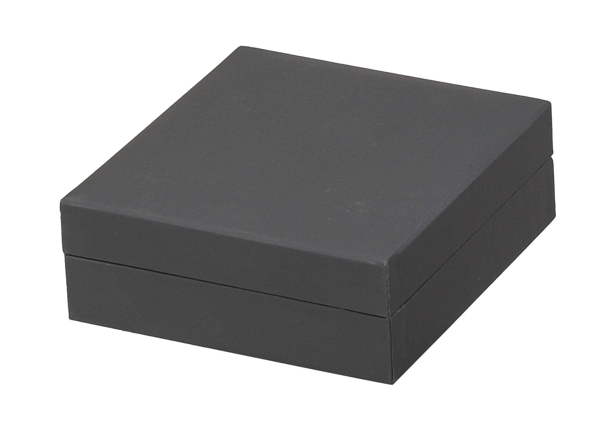 "Stealth" Medium Earring and Pendant Box in Matte Black