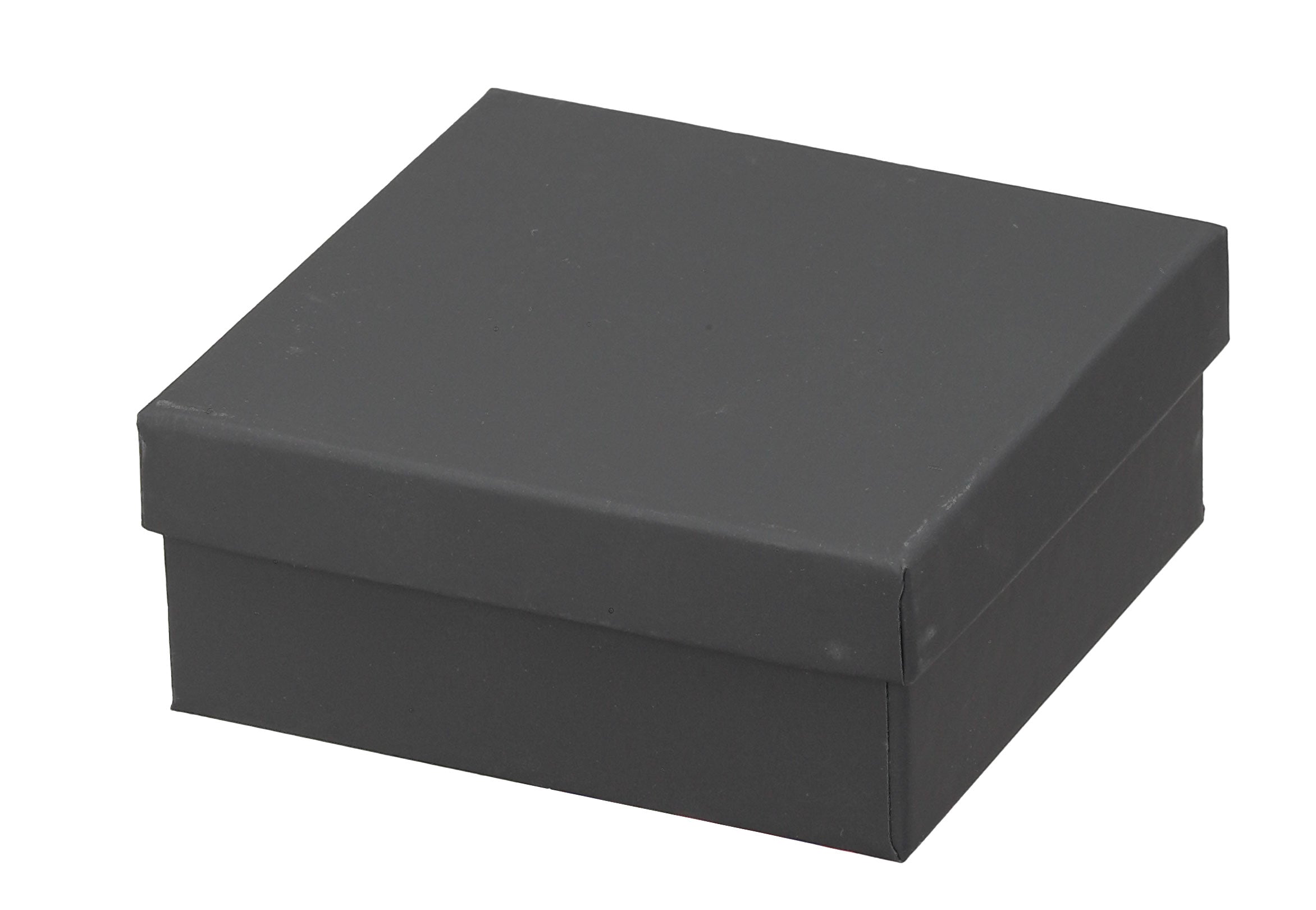 "Stealth" Medium Earring and Pendant Box in Matte Black