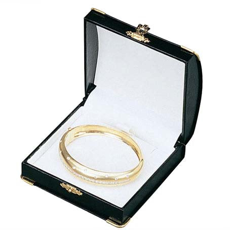 Bangle/Pendant Jewelry Box - Black