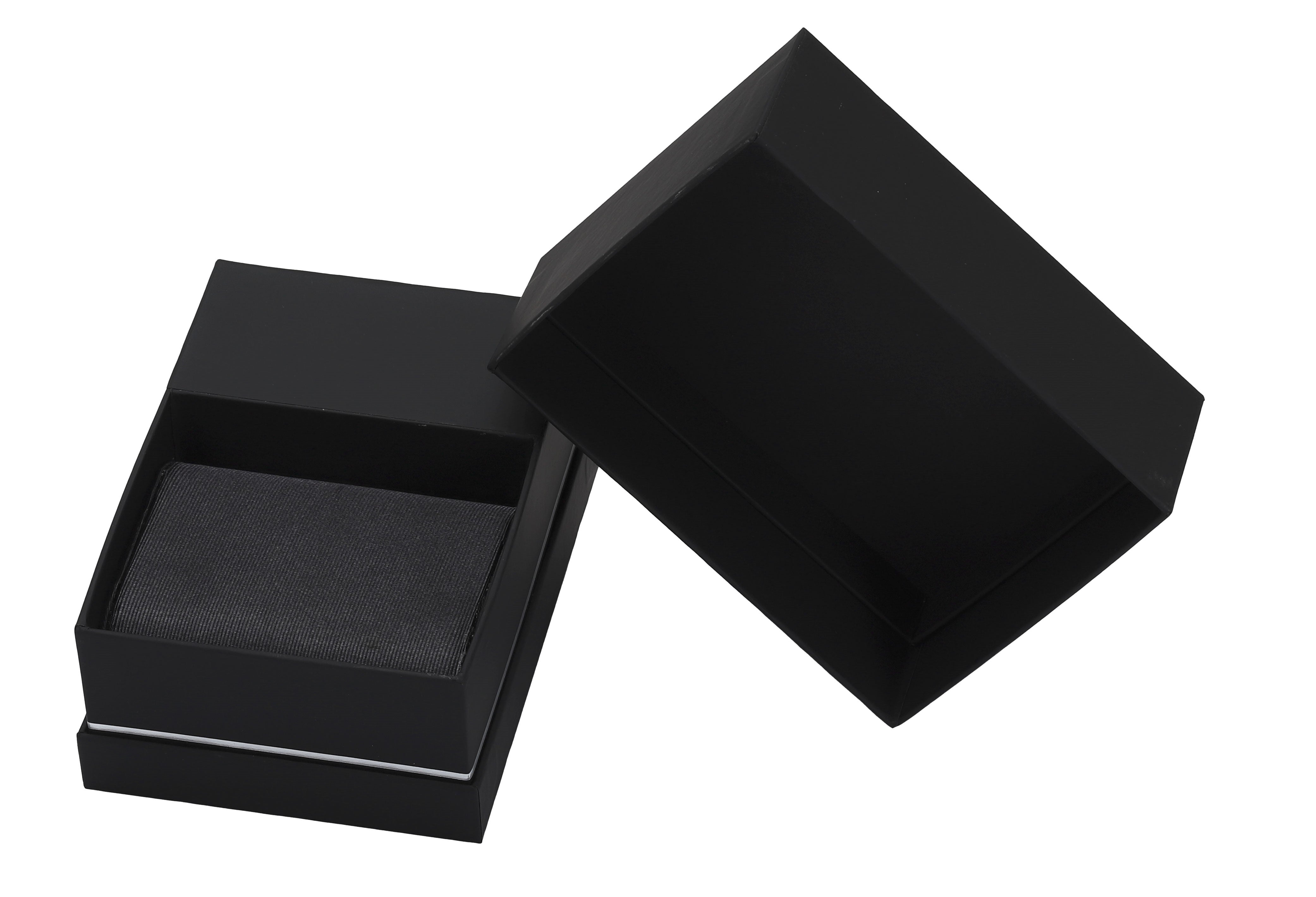 Matte Black Watch Box with Removable Lid