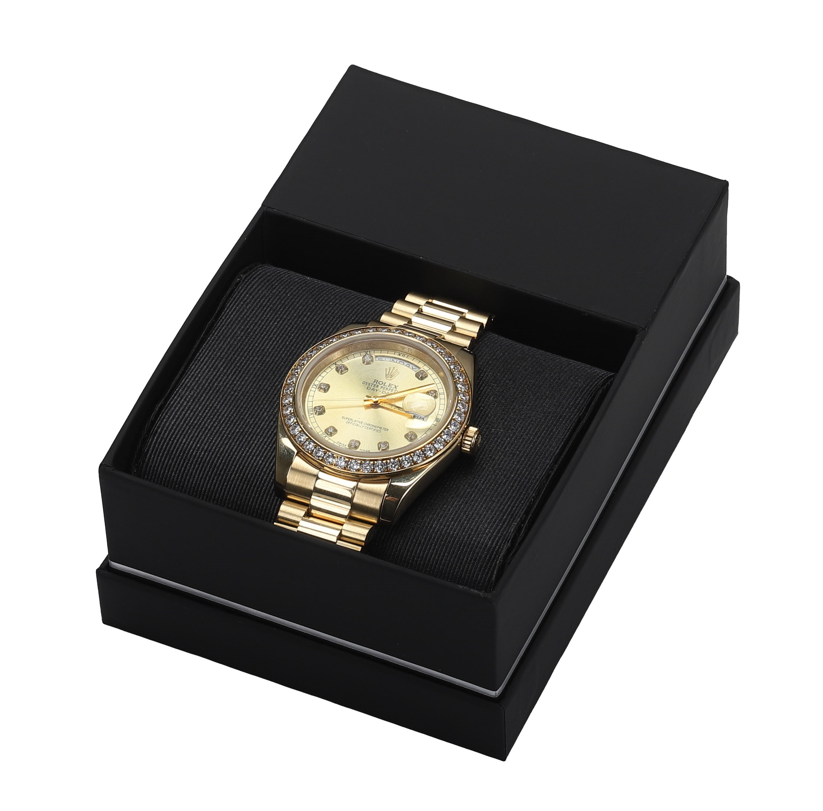 Matte Black Watch Box with Removable Lid