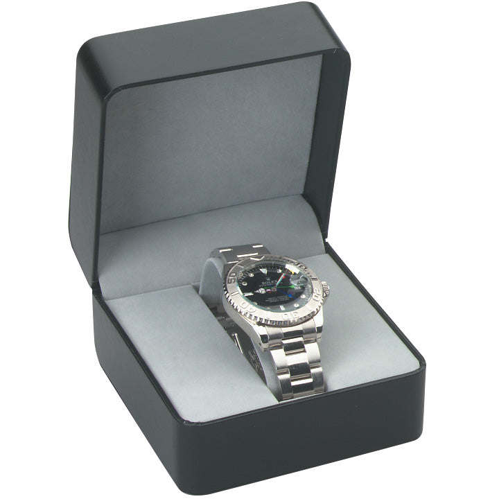 Diplomat "Victoria" Watch Box in Onyx & Smoke