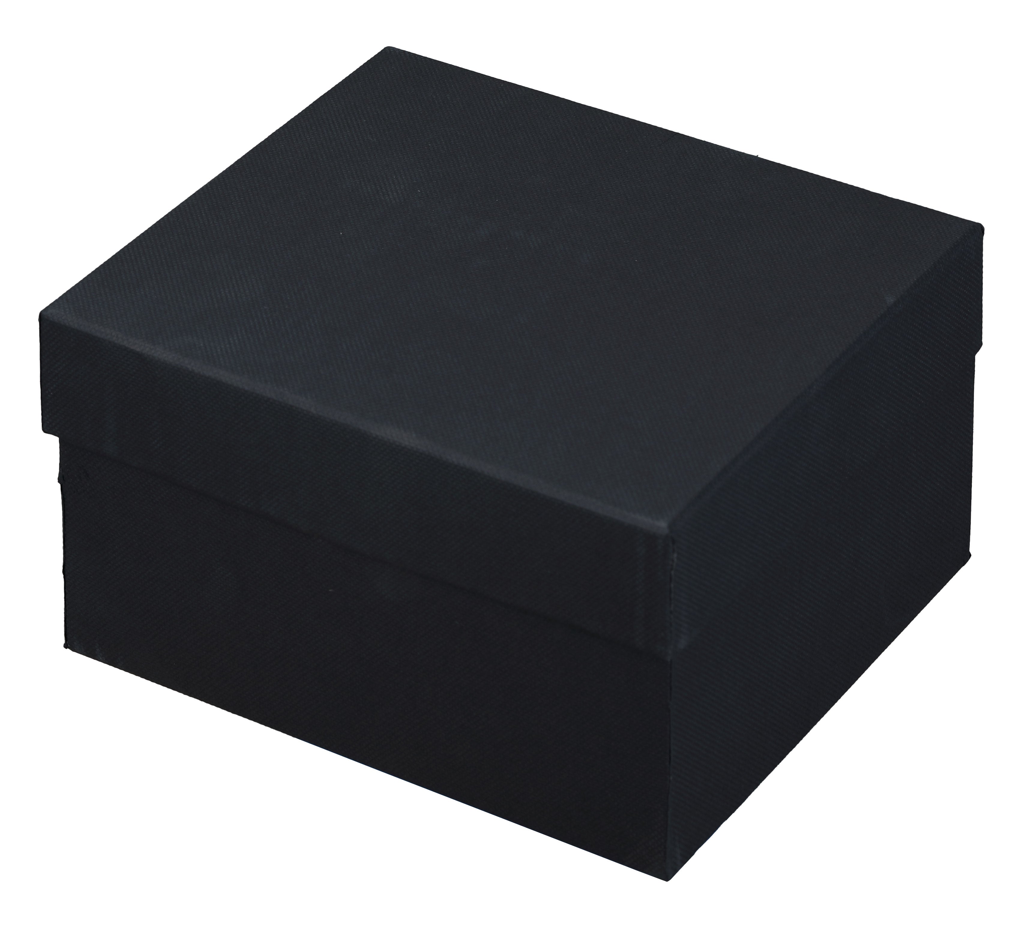 "Moderna" Pillow Box in Matte Black &amp; Charcoal Gray