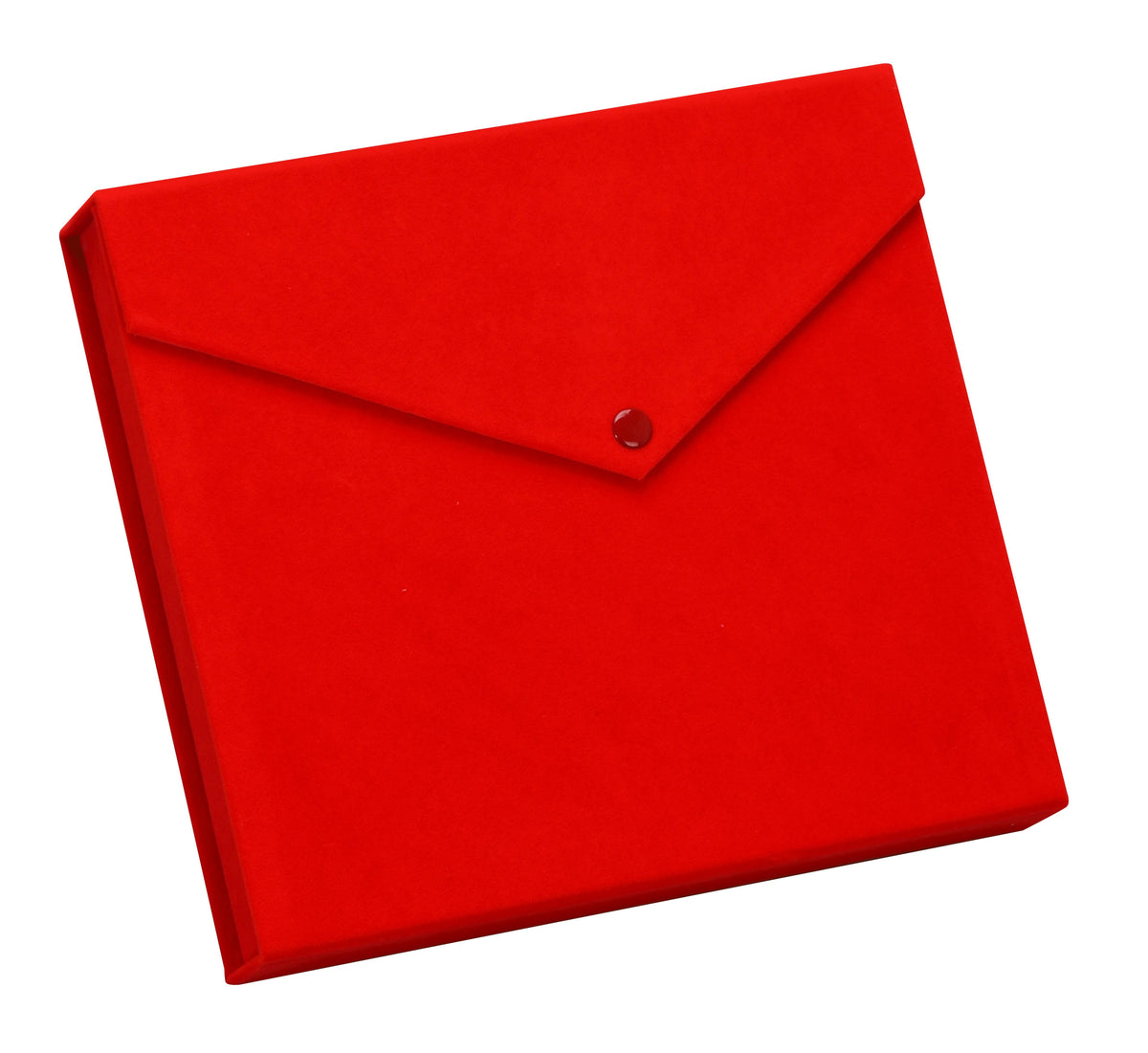 Red Velvet Jewelry Set Presentation Box, 10X9X2"