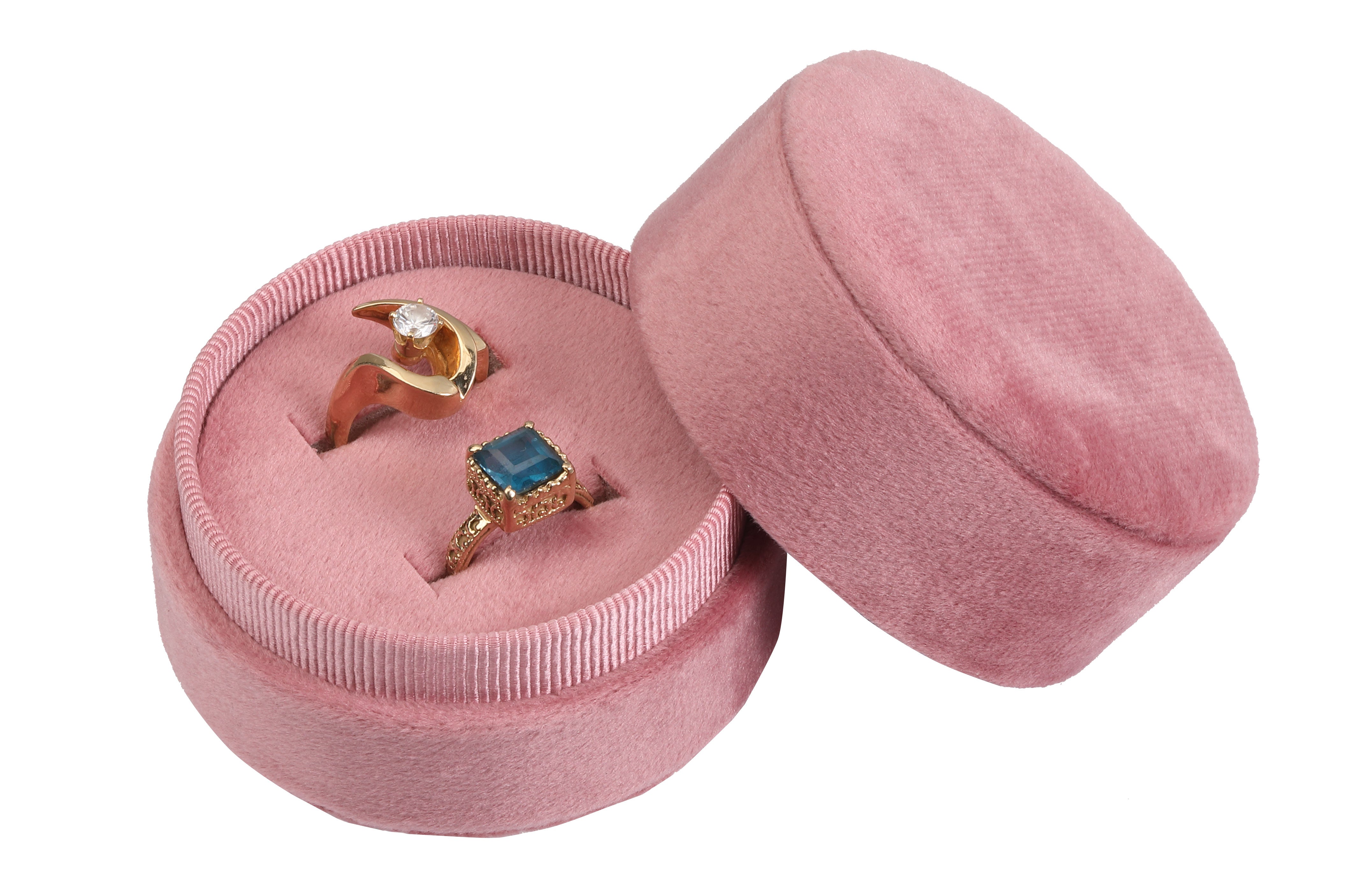 "Blush" Double Ring Slot Box