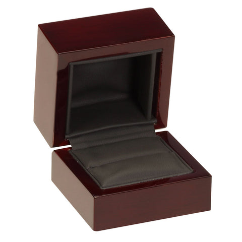 Mahogany / Black Leatherette