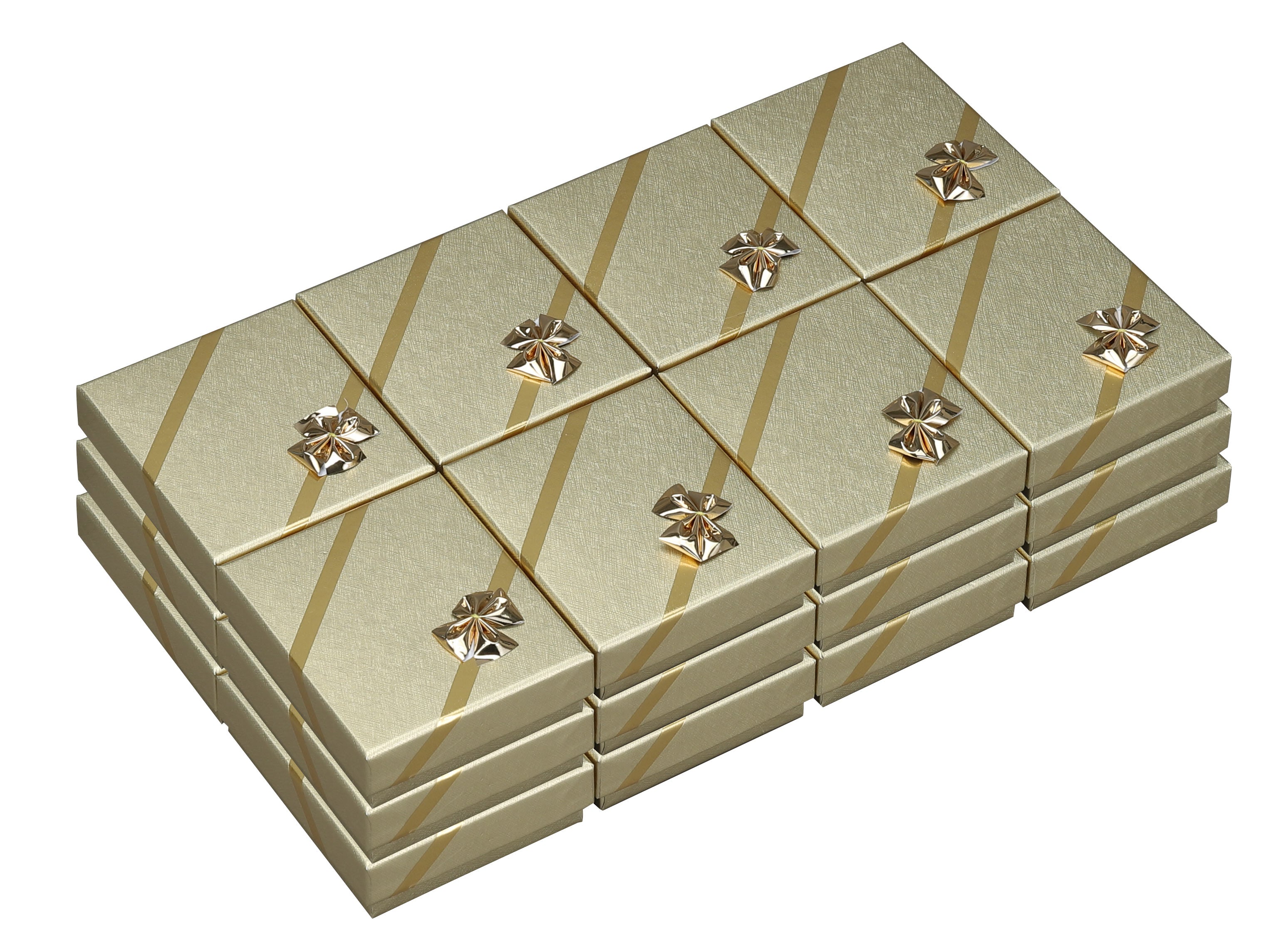 Pendant/Earring Boxes with Bows Pk of 72