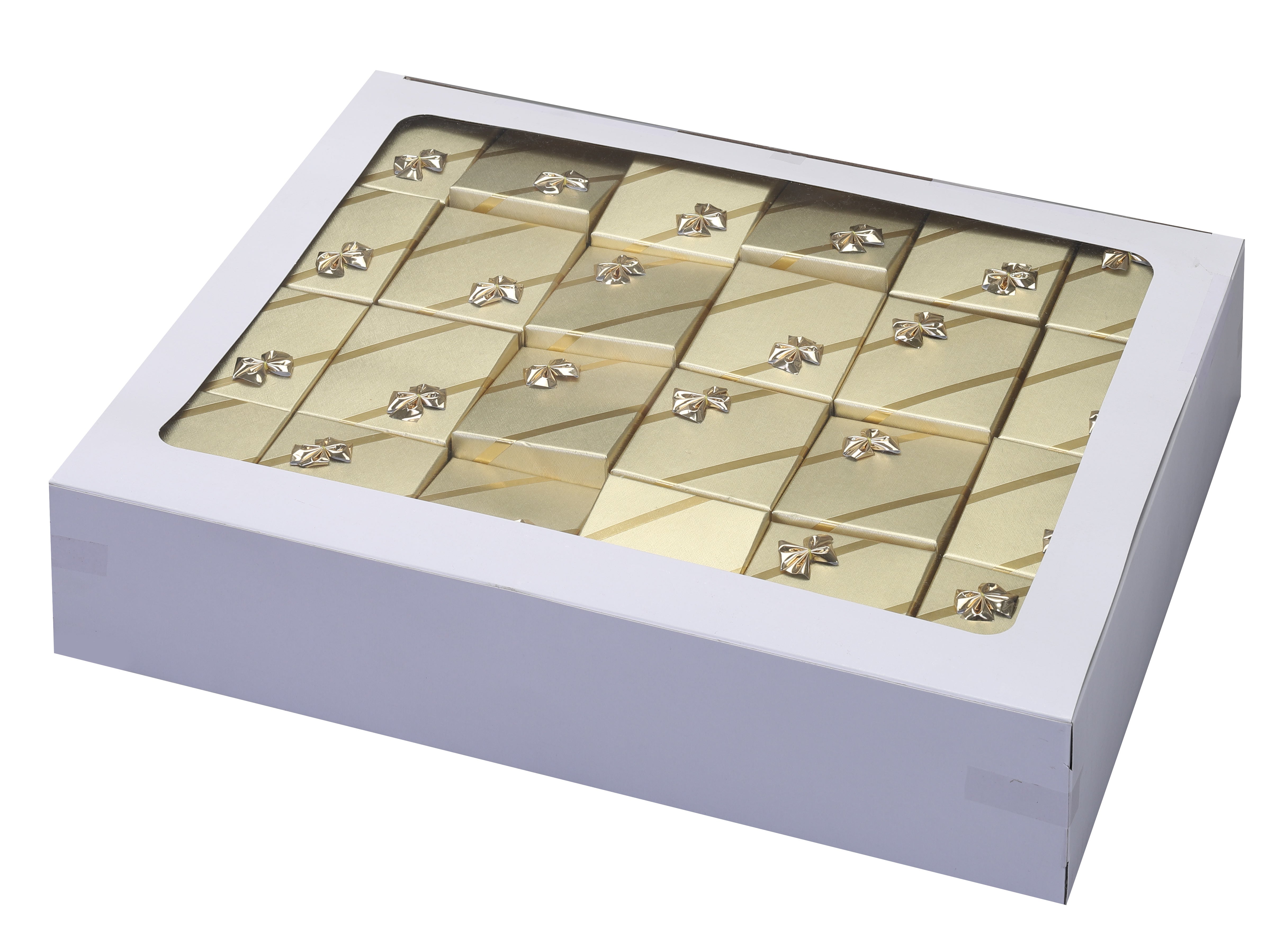 Pendant/Earring Boxes with Bows Pk of 72