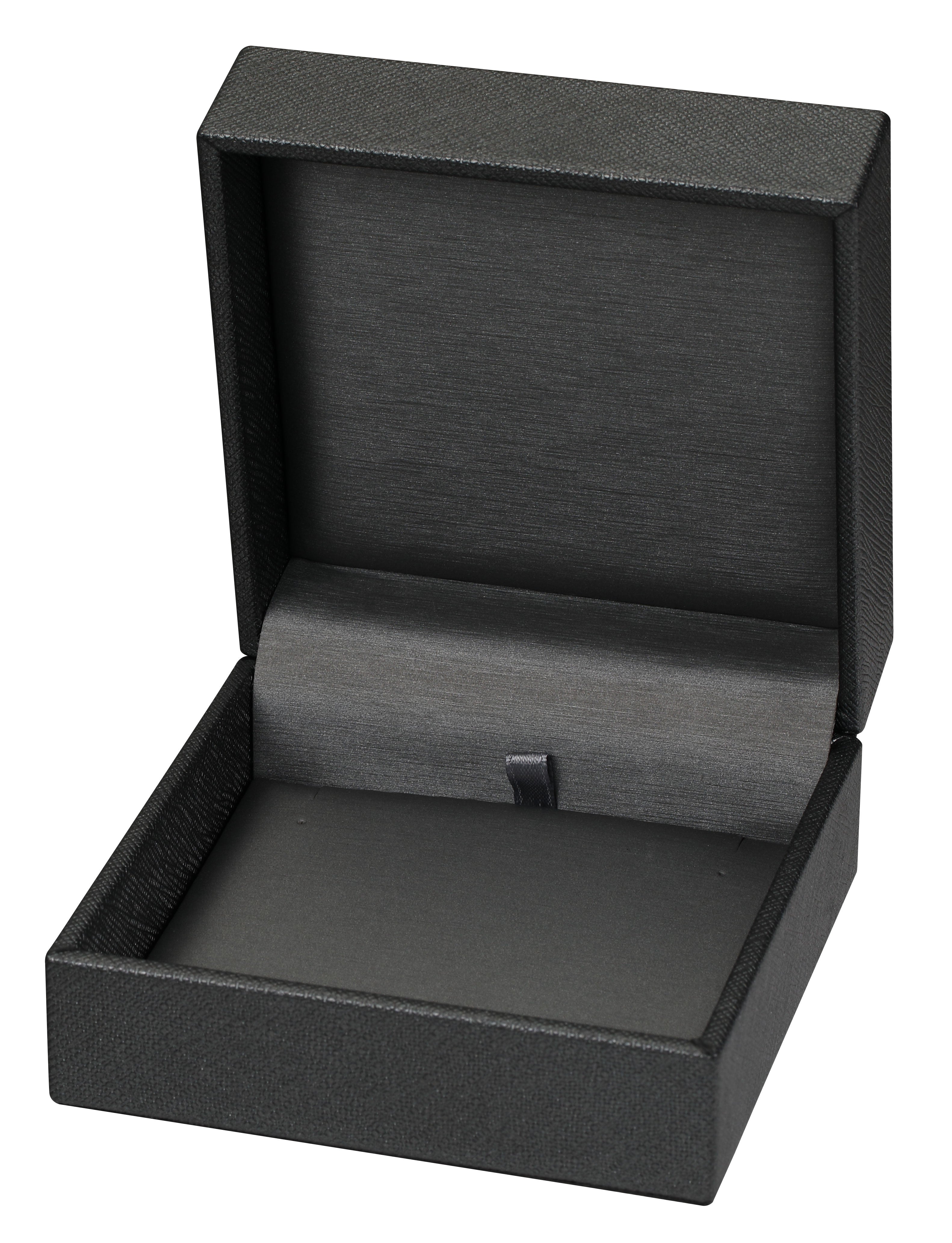 Earring / Pendant Box in Brushed Palladium