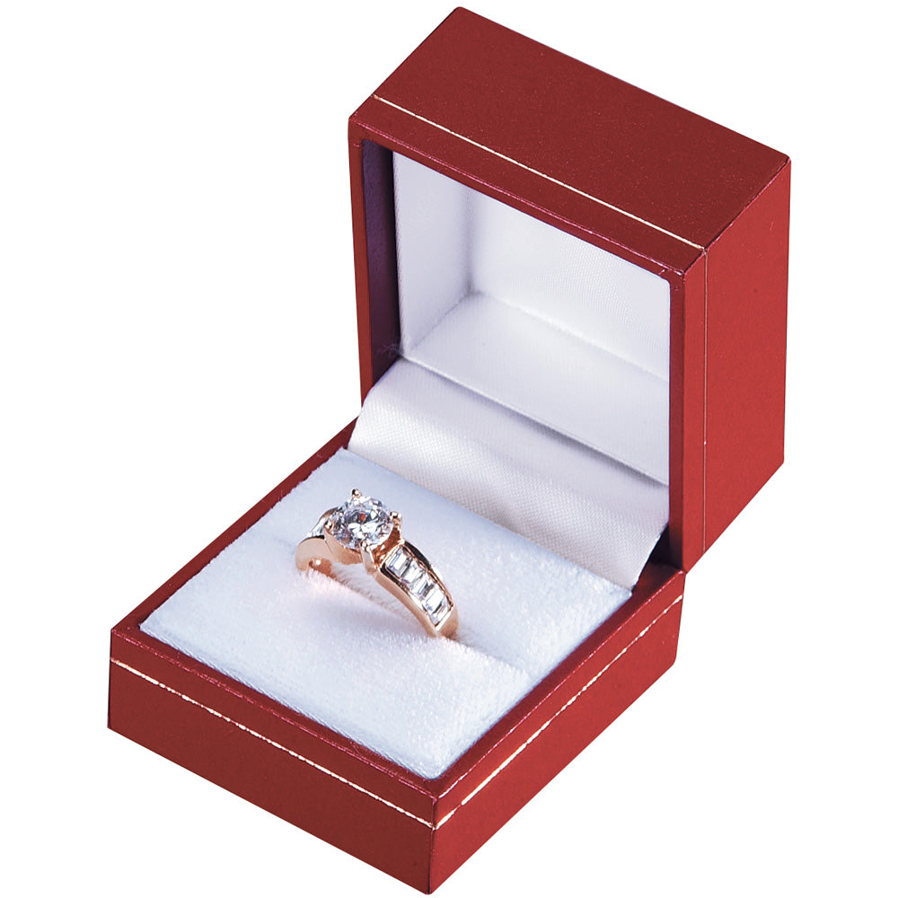 "Designer" Ring Slot Box (2-Pc. Packer)