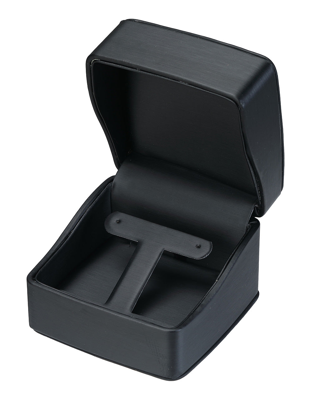 "Dusk" Earring Tree Box in Brushed Black Leatherette