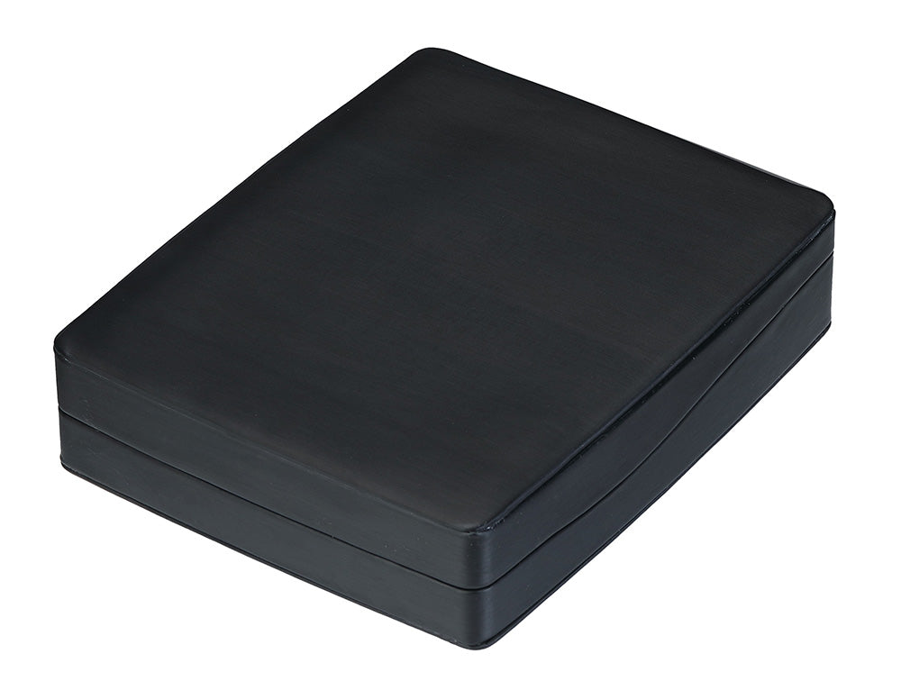 "Dusk" Necklace Box in Brushed Black Leatherette