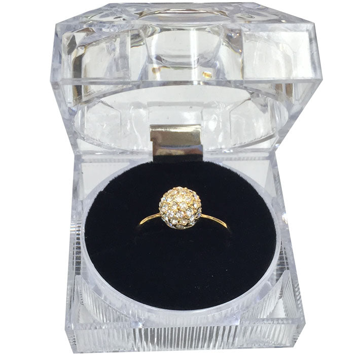 "Crystal Acrylics" Ring Slot Box