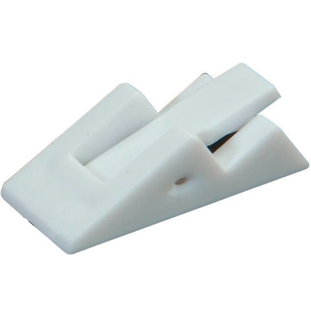 Single-Clip Plastic Ring Displays in White