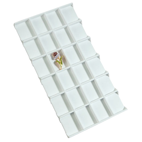 24-Compartment Inserts for Full-Size Utility Trays, 14.13" L x 7.63" W